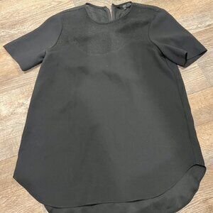 Tibi black blouse size 4